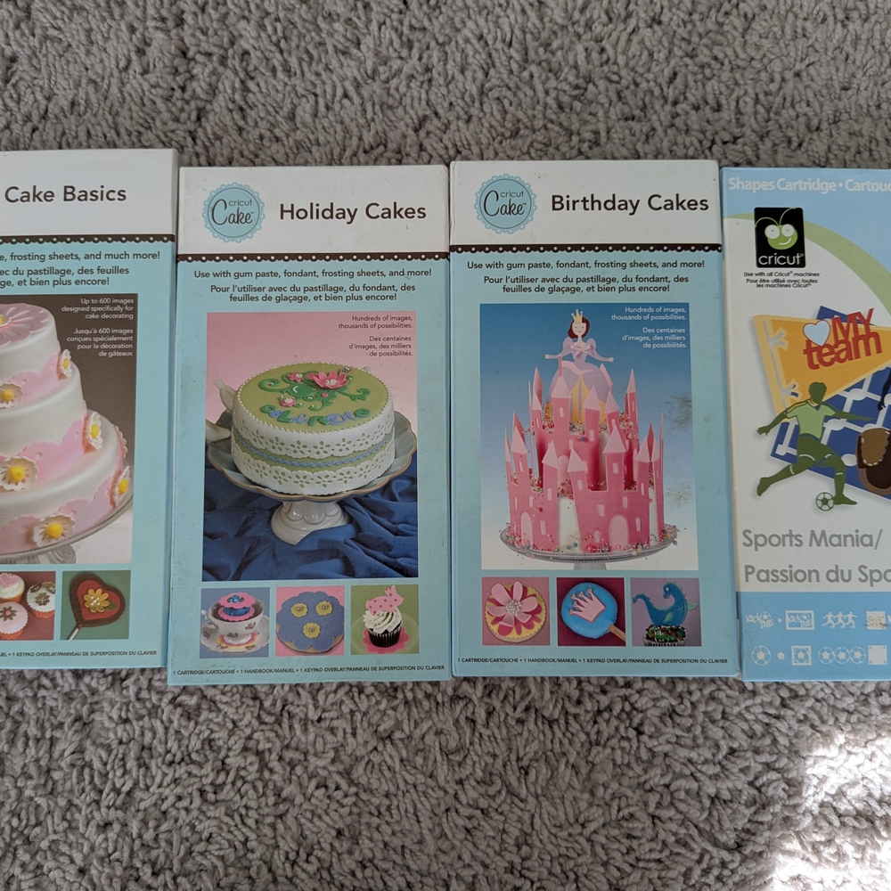 Cricut Cake Decorating Cartridge - Multicolor